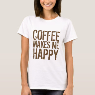 T-shirt Café Me Faz Feliz
