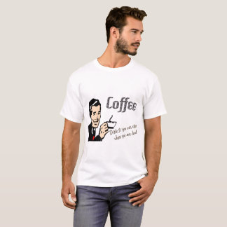 T-Shirt Café Retro Masculino