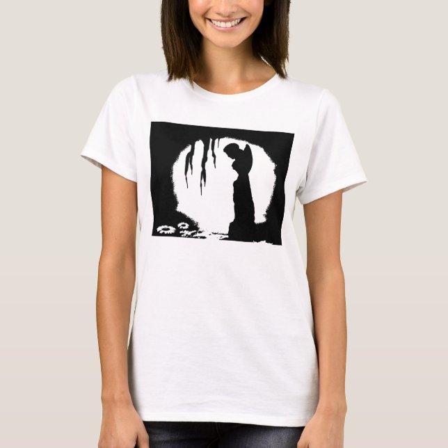 T-shirt caído do ~ do anjo (Frente)