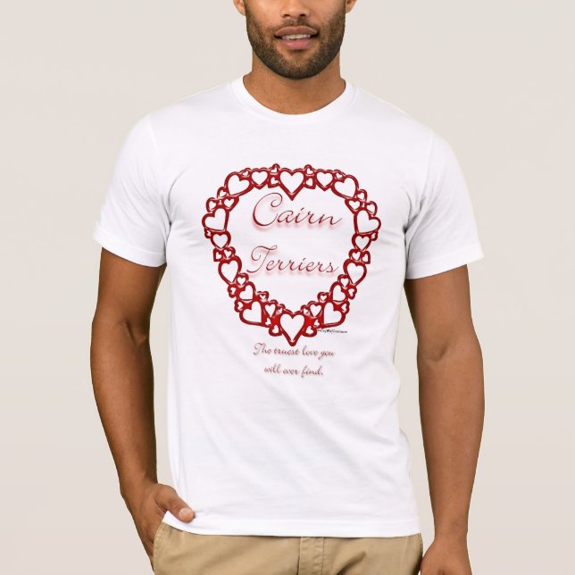 T-shirt Cairn Terrier True Love (Frente)