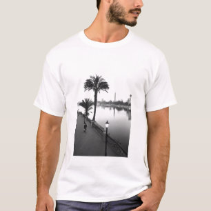 T-shirt Cairo Egito, ao longo do rio Nilo