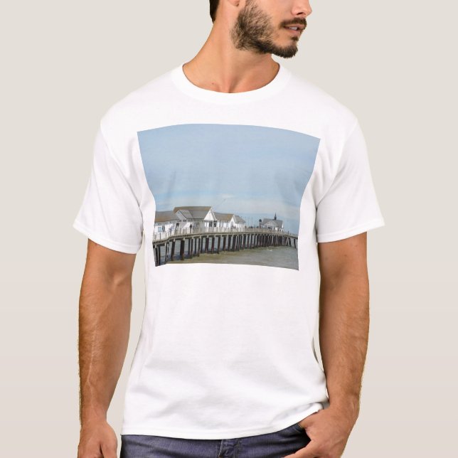 T-shirt Cais de Southwold Suffolk (Frente)
