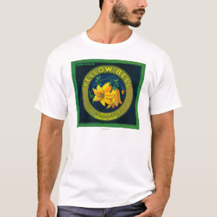 T-shirt Caixa LabelLewiston de Bell Apple amarela,
