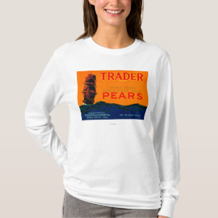 T-shirt Caixa LabelMedford da pera do comerciante, OU