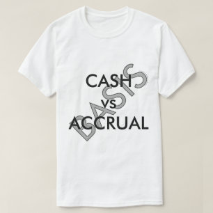 T-shirt "CAIXA vs ACCRUAL"