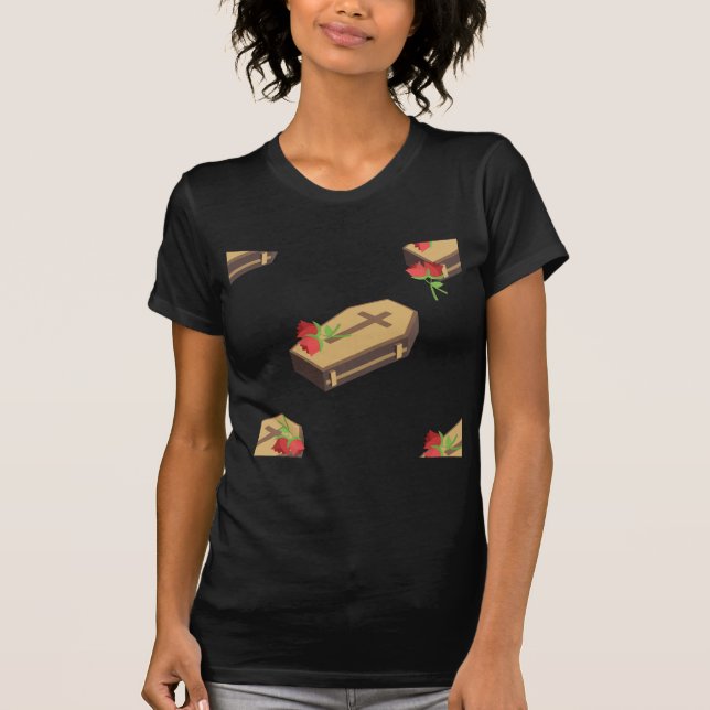 T-shirt caixão emojis (Frente)