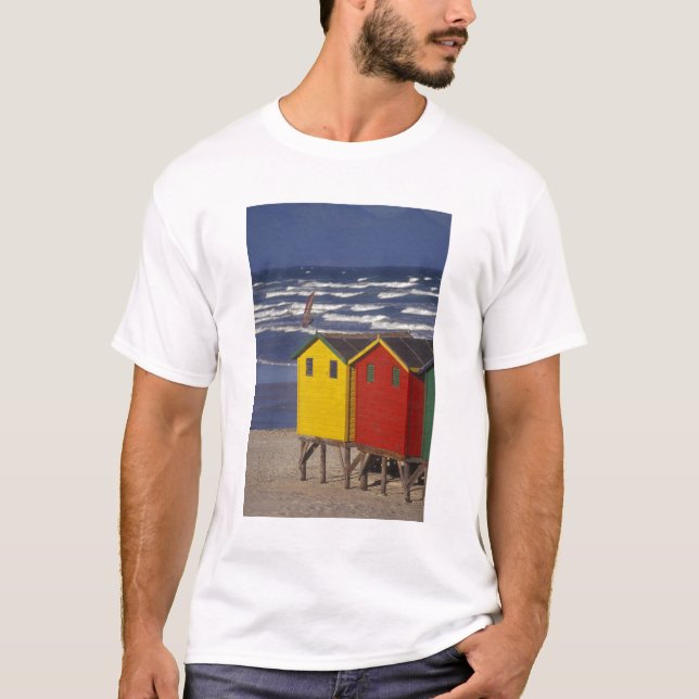 T-shirt Caixas de banho da Baía de St. James, perto de Cap (Frente)