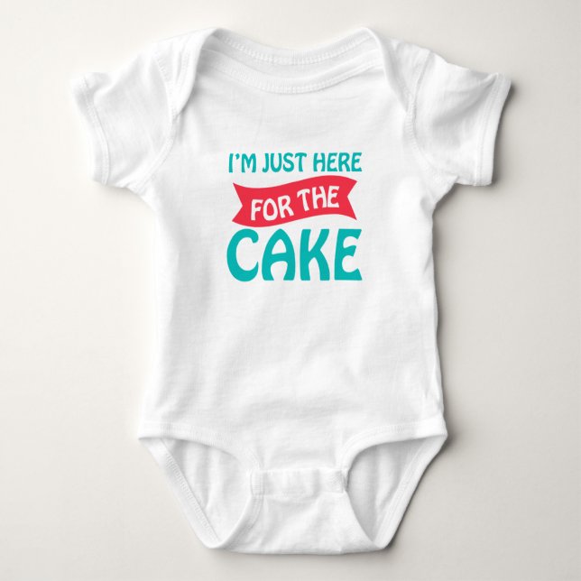 T-shirt Cake Baby Jersey Bodetaias (Frente)