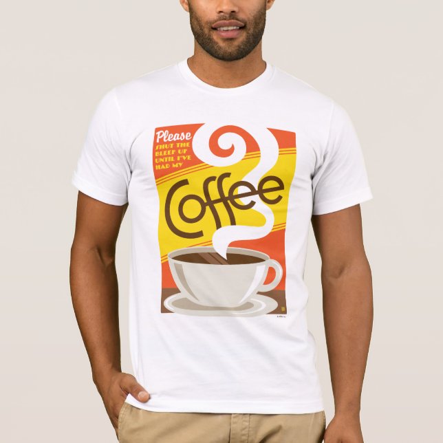 T-shirt Cala a boca Café (Frente)