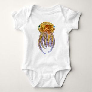 T-shirt Calamar - calamar Bobtail havaiano