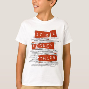 T-shirt Calão do hóquei