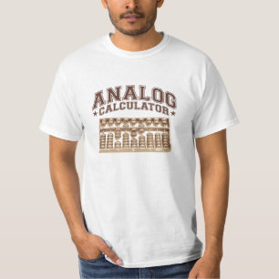 T-shirt Calculadora análoga
