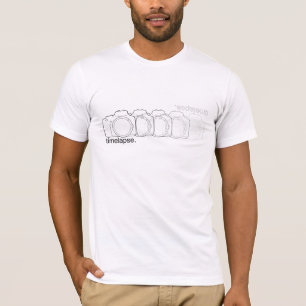 T-shirt Calcular o tempo shirt lapse photography