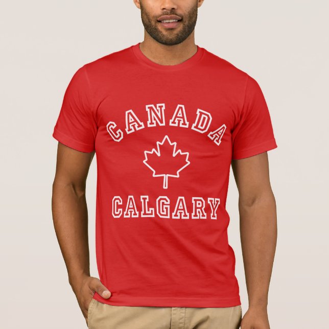 T-shirt Calgary Canada (Frente)