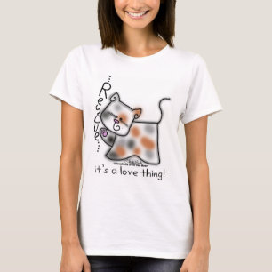 T-shirt Calico RESCUE...é uma coisa de amor!