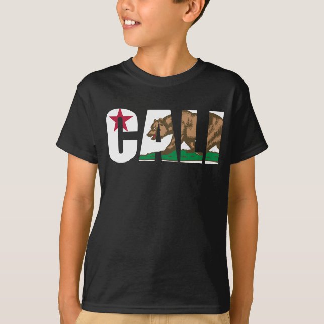T-shirt California Cali Flag (Frente)