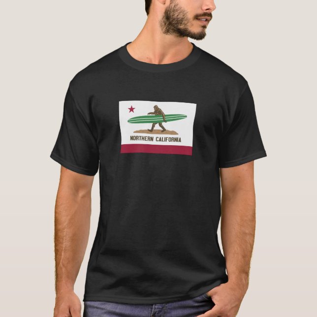 T-shirt Califórnia do norte (Frente)