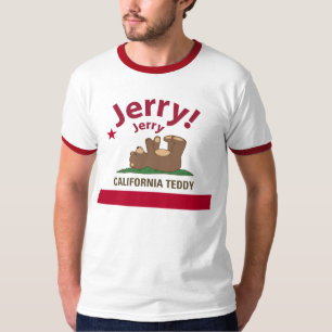 T-shirt Califórnia precisa Jerry Brown