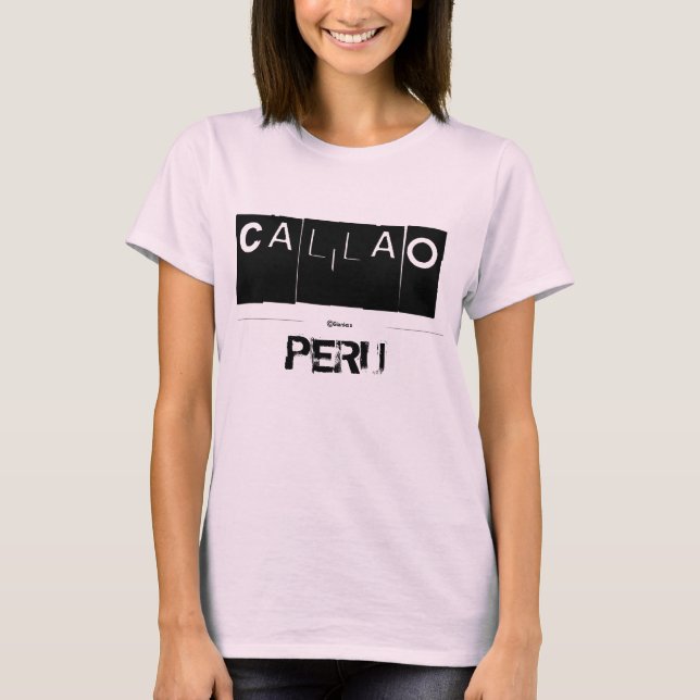 T-shirt Callao, PERU (Frente)