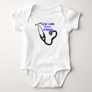 T-shirt Calma da estada minha mãe uma enfermeira