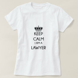 T-shirt Calma, sou advogado