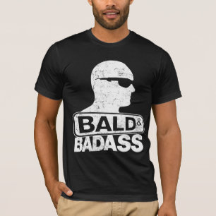 T-shirt calvo e badass