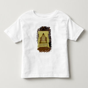 T-shirt Cama de quatro posters, no estilo chinês, 1750s
