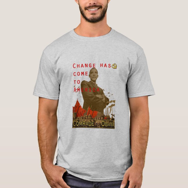 T-shirt Camarada Obama (Frente)