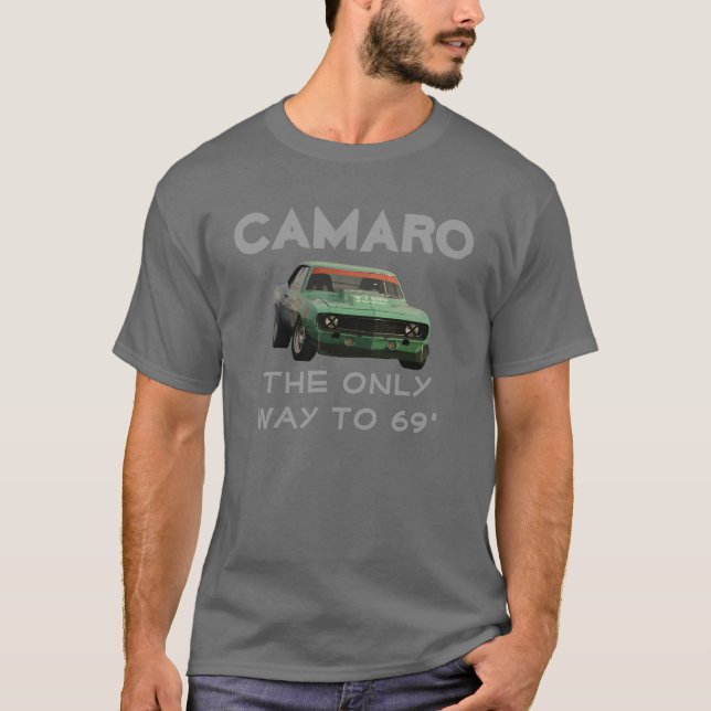 T-shirt Camaro - a única maneira a 69' (Frente)