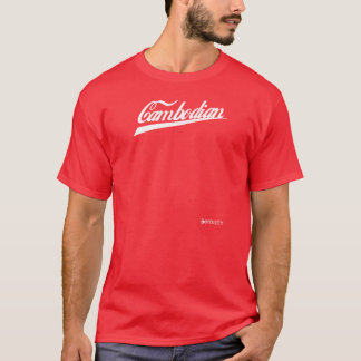 T-shirt Cambodian - vermelho
