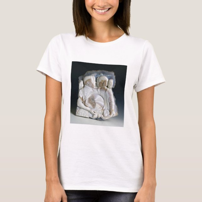 T-shirt Cameo retratando Cosimo de Medici (1519-74) e seu (Frente)
