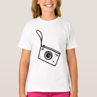 T-shirt Câmera - Girls Ringer Tee