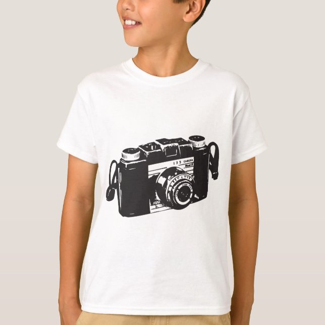 T-shirt Câmera velha (Frente)