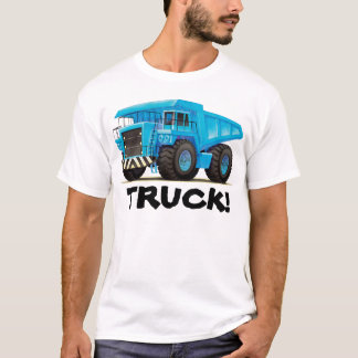T-shirt Camião basculante feito sob encomenda da