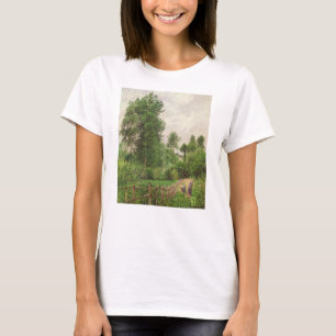 T-shirt Camille Pissarro   Paysage, gris dos temps um