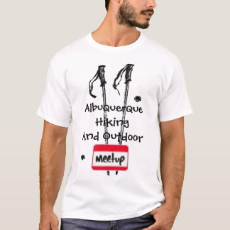 T-shirt Caminhada de Albuquerque e Meetup exterior