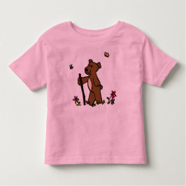 T-shirt caminhada de urso