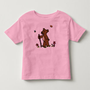 T-shirt caminhada de urso