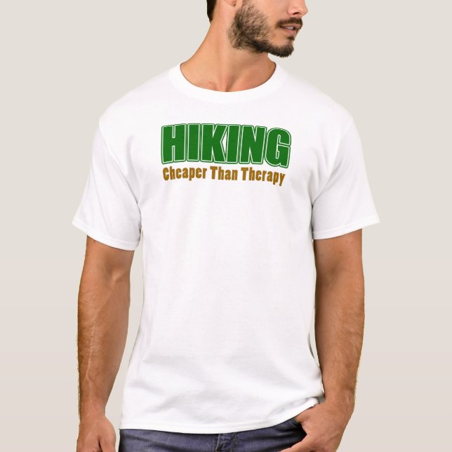 T-shirt Caminhando Mais Barato Que A Terapia (Frente)