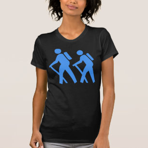 T-shirt Caminhando o símbolo que caminha o símbolo