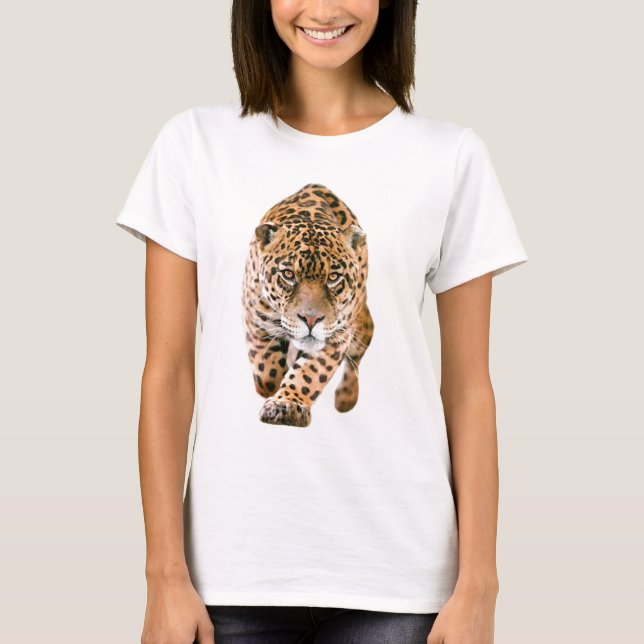 T-shirt Caminhando Olhos de Jaguar (Frente)