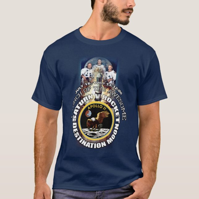 T-shirt caminhantes da lua (Frente)