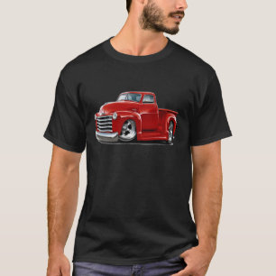 T-shirt Caminhão 1950-52 do vermelho de Chevy