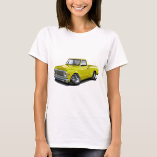 T-shirt Caminhão 1970-72 amarelo de Chevy C10