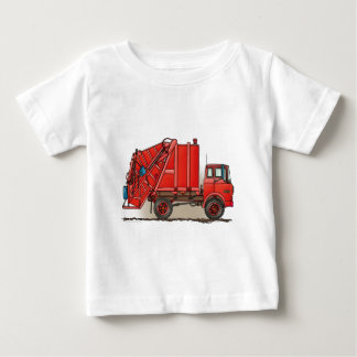 T-shirt Caminhão de Lixo Vermelho