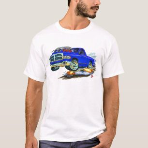 T-shirt Caminhão do azul de Dodge SRT10