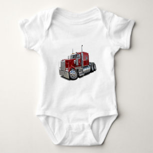 T-shirt Caminhão marrom de Kenworth w900