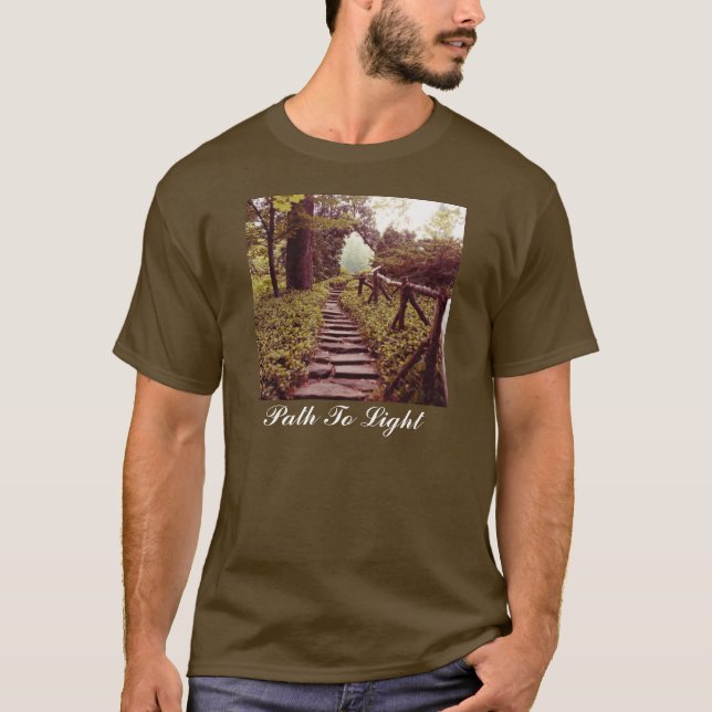 T-shirt Caminho Para a Luz (Frente)