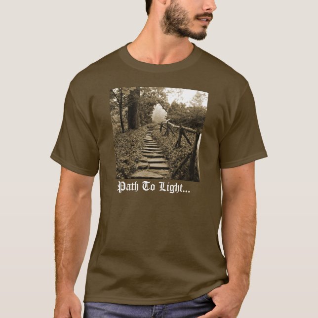 T-shirt Caminho Para a Luz (Frente)