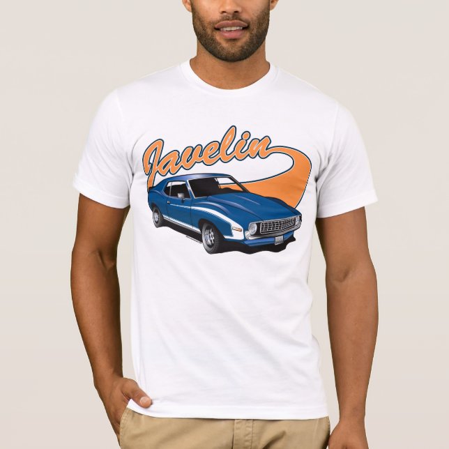 T-shirt Camisa-T AMC Javelin (Azul) (Frente)